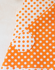 Polka-dot orange tunic from the seventies | 9-12 months