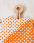 Polka-dot orange tunic from the seventies | 9-12 months