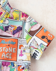 Button-down shirt with Flintstones comic prints | By Moschino | 6-7 years