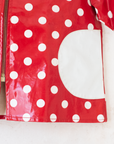 Red polka dot raincoat | 18-24 months
