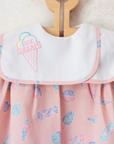 Pink dress with ice cream | Spanish Dead Stock | 18-24 months