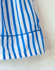 Striped dress with embroidered whale | 12-18 months