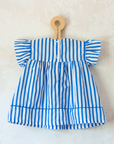 Striped dress with embroidered whale | 12-18 months