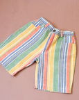 Colorful Striped Bermuda Shorts | 6-7 Years