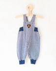 Striped Sheriff Overalls | 6-9 months