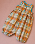 Checked wide overalls | 18-24 months