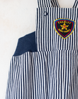 Striped Sheriff Overalls | 6-9 months