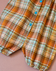 Checked wide overalls | 18-24 months