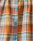Checked wide overalls | 18-24 months