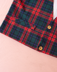 Red plaid vest | 5-6 years
