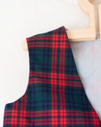 Red plaid vest | 5-6 years