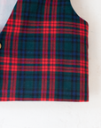 Red plaid vest | 5-6 years