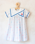 Spanish dress with sailboats | Spanish dead stock | 5-6 years