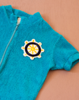 Terry Cloth Overalls with Ship Wheel | 9-12 Months