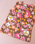 Colorful floral dress from the 70s | Dead stock | 5-6 years