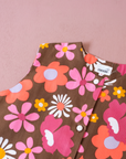 Colorful floral dress from the 70s | Dead stock | 5-6 years
