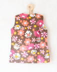 Colorful floral dress from the 70s | Dead stock | 5-6 years