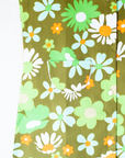 Green floral suit from the 70s | Deadstock | 10-12 years