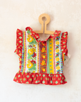 Provencal Floral Shirt | French Deadstock | 3-4 Years