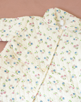 Quilted jacket with 70s flowers | 3-4 years