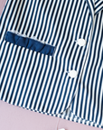 Custom-made striped jacket | Dead stock from Italy | 6-7 years