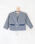 Custom-made striped jacket | Dead stock from Italy | 6-7 years