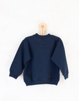 Blue sweatshirt with colorful Tintin embroidery | 3-4 years
