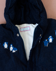 Corduroy suit with penguins from Yves Saint Laurent | 3-6 months