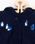 Corduroy suit with penguins from Yves Saint Laurent | 3-6 months