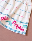 Skirt with a view and trees | French deadstock | 3-4 years