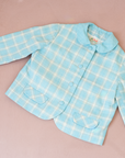 Plaid French Jacket | Dead Stock from the Seventies | 4-5 Years