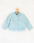 Plaid French Jacket | Dead Stock from the Seventies | 4-5 Years