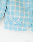 Plaid French Jacket | Dead Stock from the Seventies | 4-5 Years