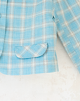 Plaid French Jacket | Dead Stock from the Seventies | 4-5 Years