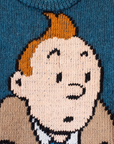 Blue sweater with Tintin | 4-5 years