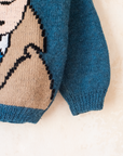 Blue sweater with Tintin | 4-5 years