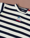 Knit with stripes and embroidery of the King in the Bar | 12-18 months