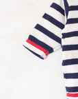 Knit with stripes and embroidery of the King in the Bar | 12-18 months
