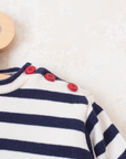 Knit with stripes and embroidery of the King in the Bar | 12-18 months
