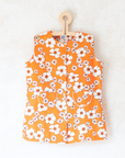 Seventies Orange Floral Set | 8-9 Years