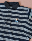 חולצת פולו עם פסים ורקמה של טינטין | 3-4 שנים