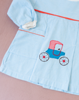 Seventies shirt with embroidered carriage | 12-18 months