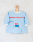 Seventies shirt with embroidered carriage | 12-18 months
