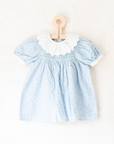 Floral dress with scalloped collar | 9-12 months