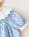 Floral dress with scalloped collar | 9-12 months