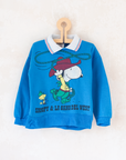 סווטשירט כחול עם סנופי הקאובוי | 5-6 שנים