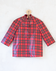 French plaid raincoat | 4-5 years