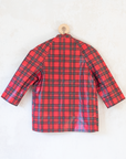 French plaid raincoat | 4-5 years