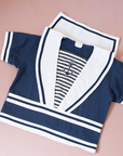 Sailor shirt with anchor and stripes | 5-6 years