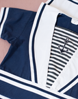 Sailor shirt with anchor and stripes | 5-6 years